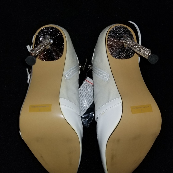 Lady Godiva Rhinestone High Heels Pointed Toe Stiletto Wedding Party Prom Shoes - Picture 11 of 14